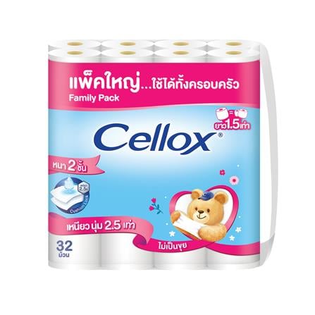 กระดาษชำระ CELLOX BIG ROLL (แพ็ก 32 ม้วน)