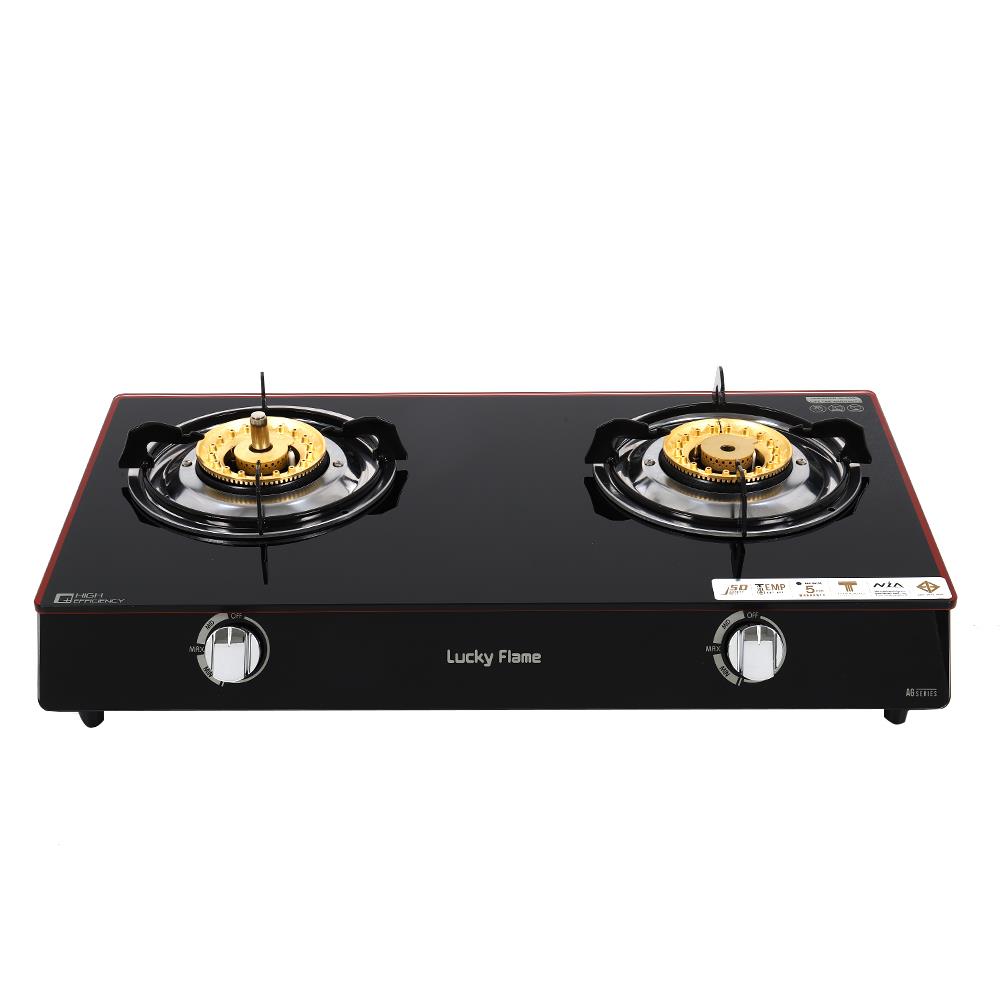 เตาแก๊สตั้งโต๊ะ 2 หัวแก๊ส LUCKY FLAME AG-112SSC