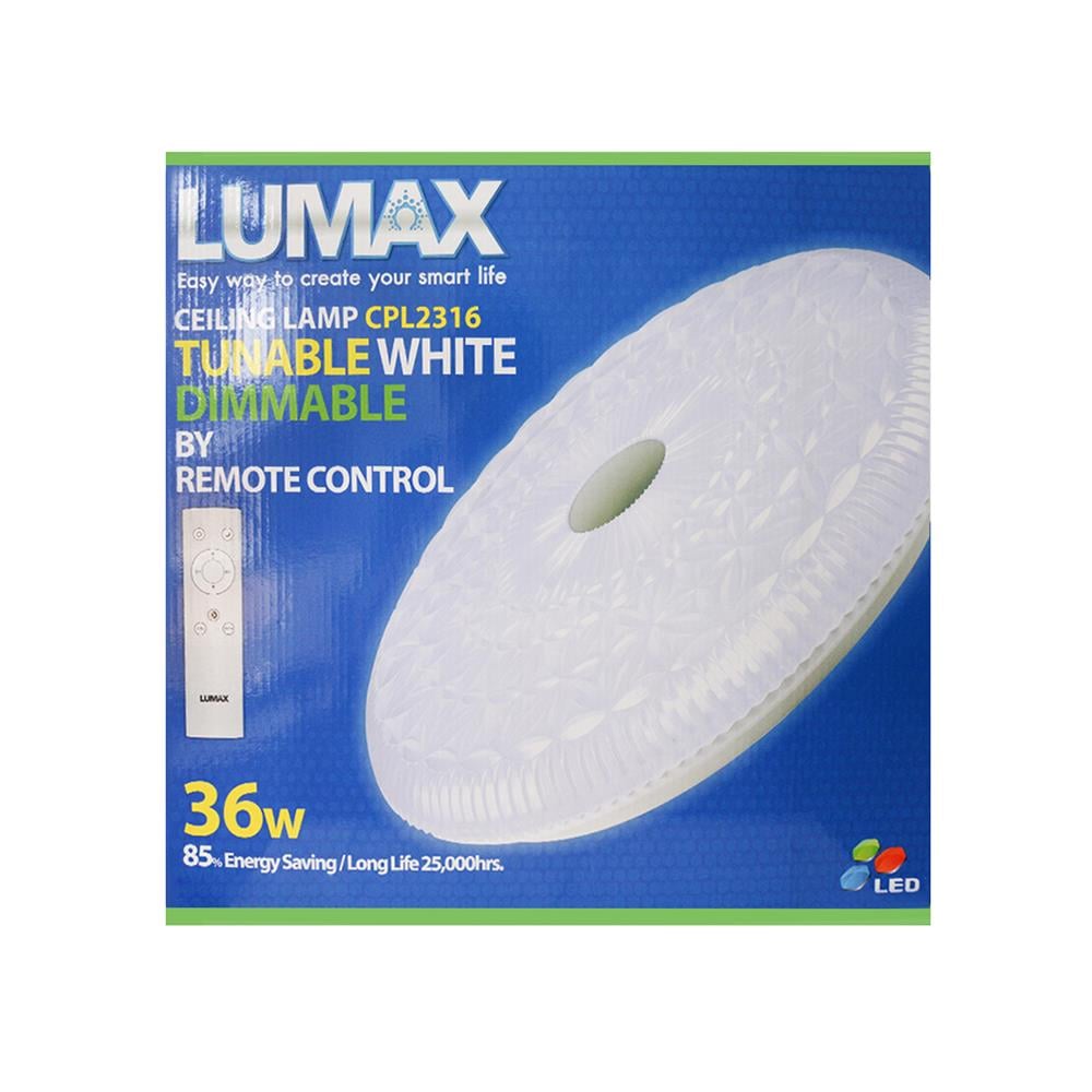 ไฟเพดาน LED L&E CPL2316 03-A0534 36 วัตต์ COOLWHITE/DAYLIGHT/WARMWHITE