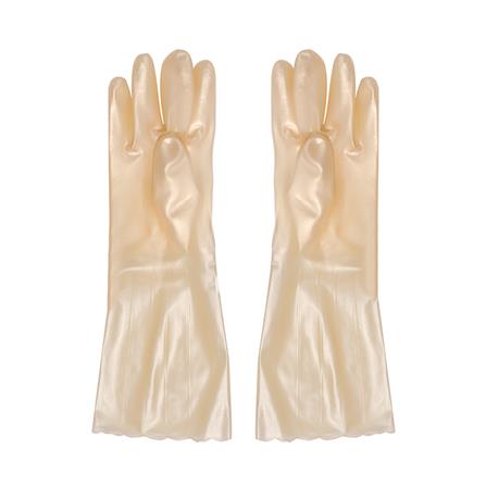 PVC GLOVES SHALDAN PRIMA SIZE M GOLDEN