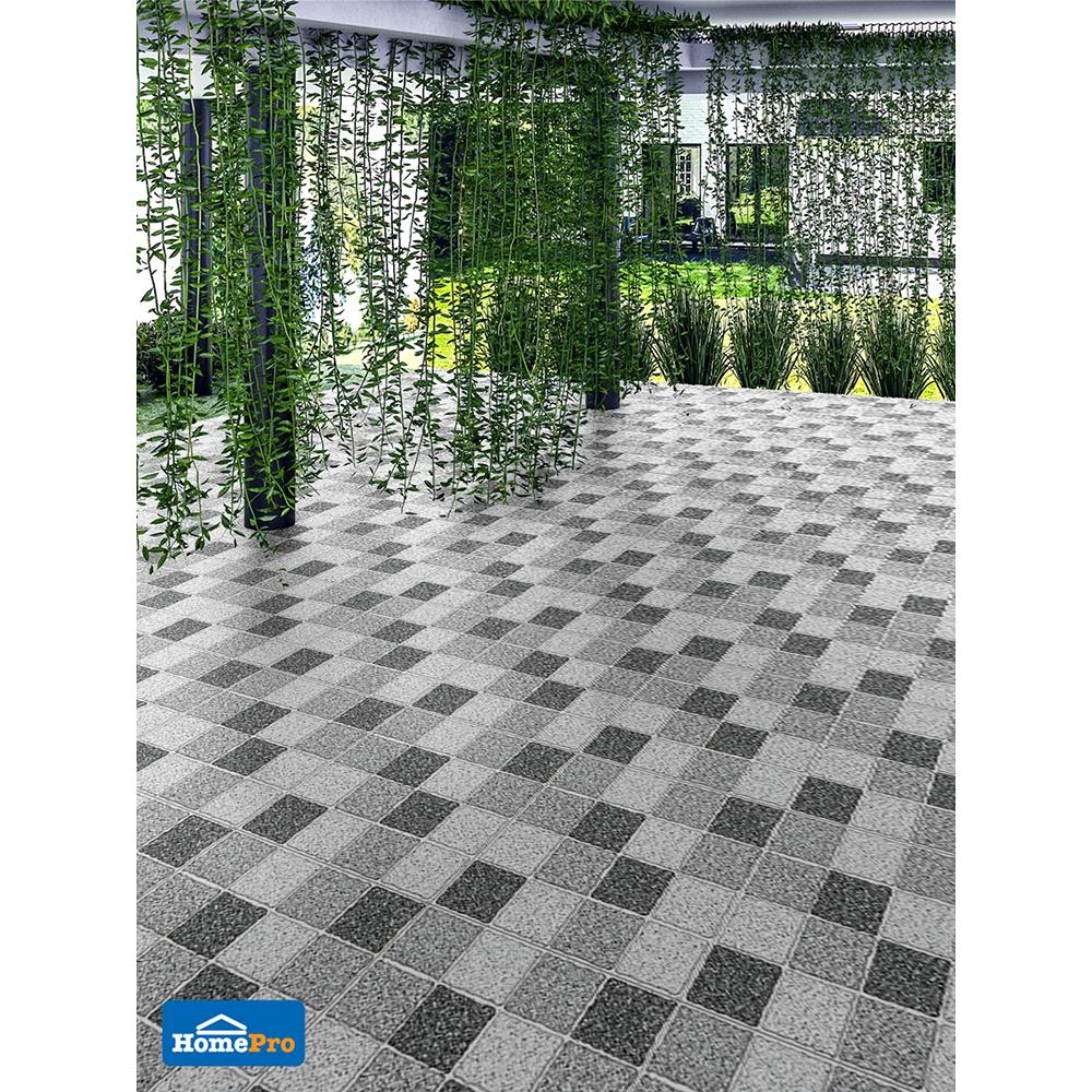 กระเบื้องพื้น 16x16 นิ้ว TARA โมวาโด เทา EXC A 0.96 ตร.ม.