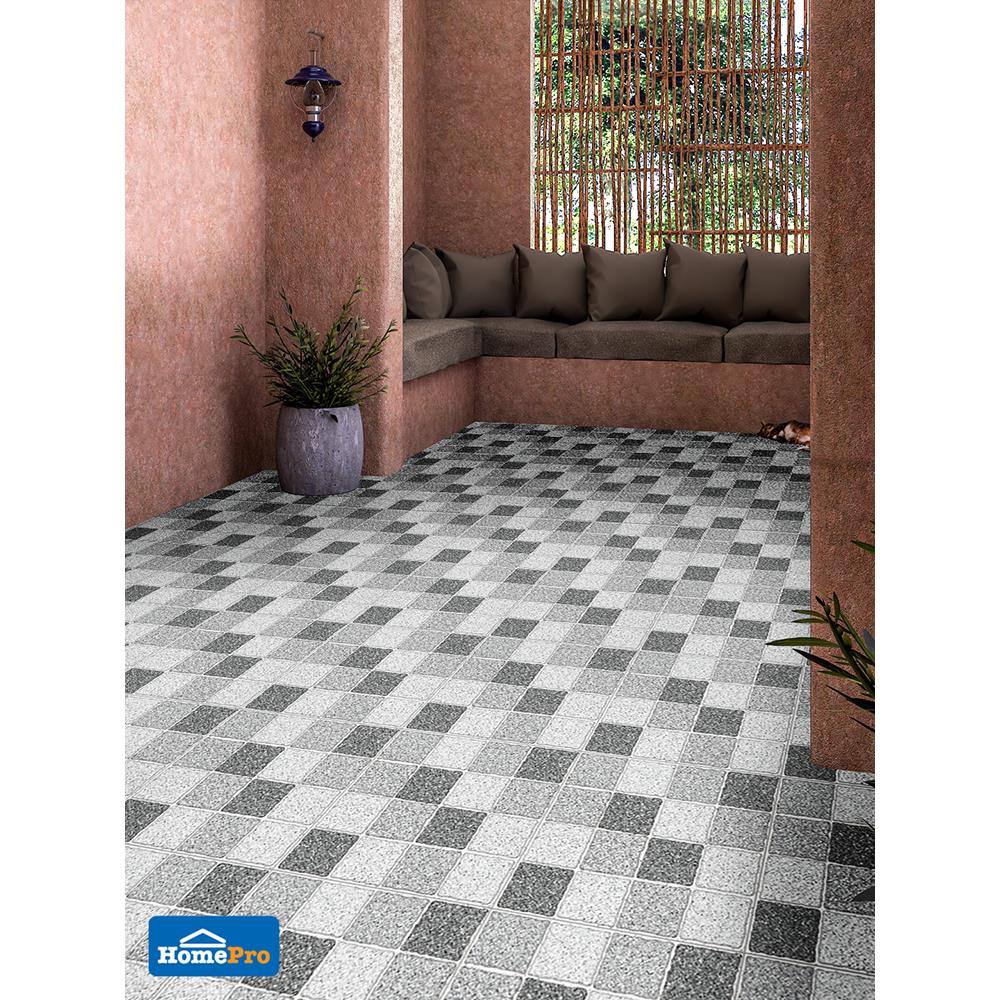 กระเบื้องพื้น 16x16 นิ้ว TARA โมวาโด เทา EXC A 0.96 ตร.ม.