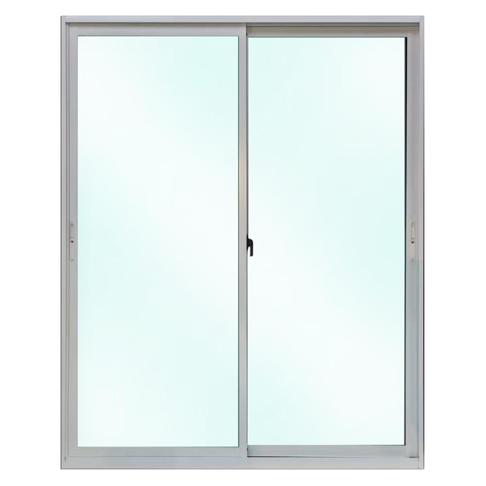 ประตูบานเลื่อน อะลูมิเนียม S-S มุ้ง MHOLARN 200x200 ซม. สีขาว