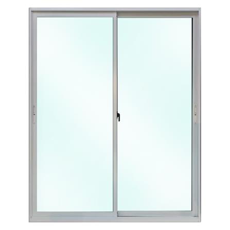 ประตูบานเลื่อน อะลูมิเนียม S-S มุ้ง MHOLARN 200x200 ซม. สีขาว_0