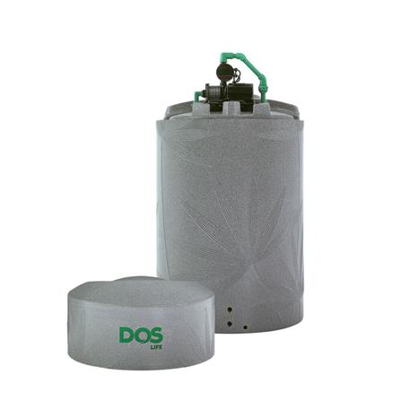 แท้งค์น้ำบนดิน DOS NATURA WATER PAC 1,500 ลิตร สีเทา+ปั๊มน้ำ MITSUBISHI EP155_1