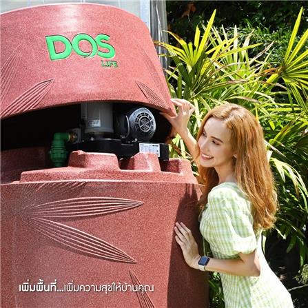 แท้งค์น้ำบนดิน DOS NATURA WATER PAC 2,000 ลิตร สีแดง+ปั๊มน้ำ MITSUBISHI EP355_4
