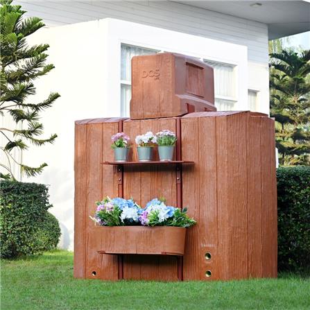 แท้งค์น้ำบนดิน DOS TIMBERA WATER PAC 900 ลิตร LIGHT OAK+ปั๊มน้ำ MITSUBISHI EP255R_6