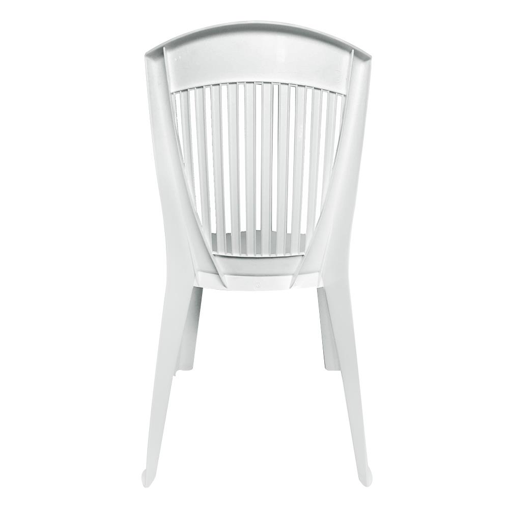 เก้าอี้พลาสติกลายตรง SUPERWARE CH-63 สีขาว