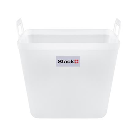 กล่องหูหิ้ว STACKO รุ่นมินนี่ เอียร่า 30x30x30.5 ซม. สีขาวใส_1