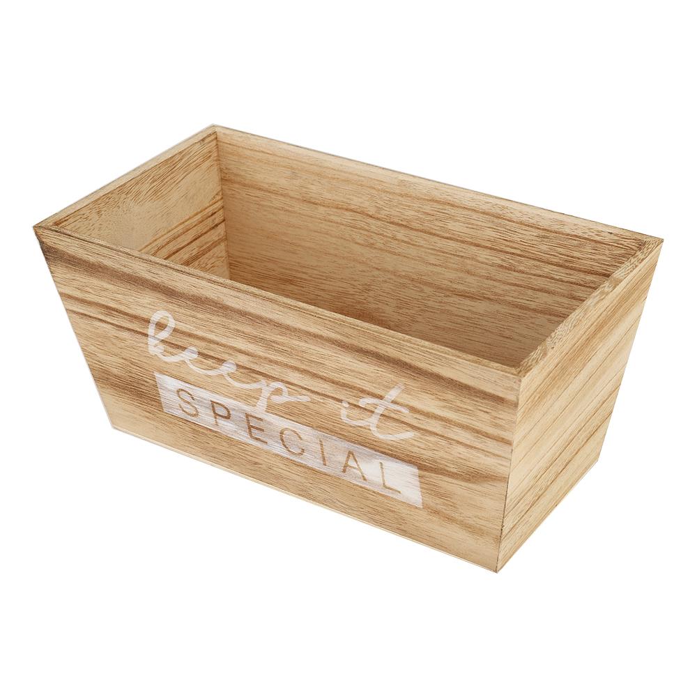 กล่องลังไม้ STACKO SPECIAL 30.5x16.5x14 ซม. สี NATURAL