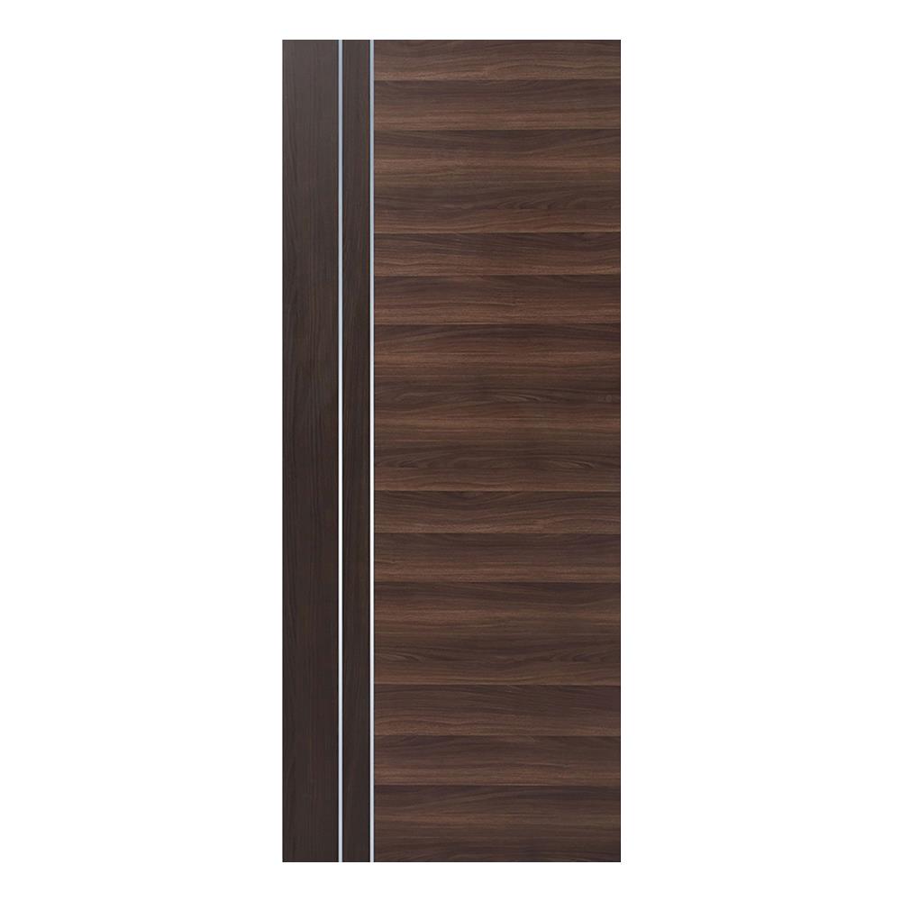 ประตูภายใน HPL ECO-DOOR 2I 90X220 ซม. สีโอ๊ค ไม่เจาะลูกบิด