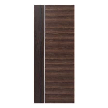 ประตูภายใน HPL ECO-DOOR 2I 90X220 ซม. สีโอ๊ค ไม่เจาะลูกบิด_0