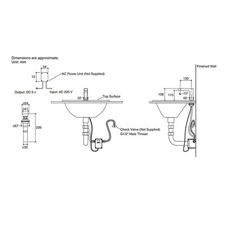 AUTOMATIC BASIN FAUCET KOHLER K-72866X-B-CP CHROME