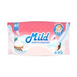 ผ้าเช็ดทำความสะอาด MILD 40 แผ่น