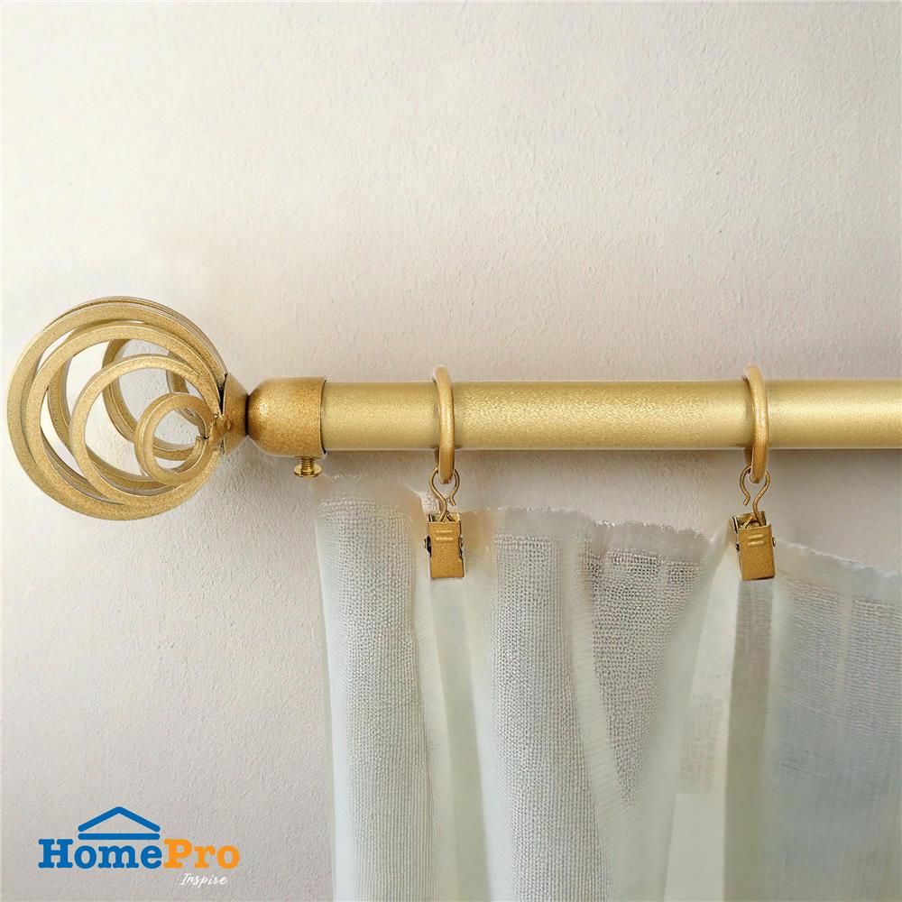 ห่วงคล้องรางเหล็ก HOME LIVING STYLE WD 33 มม. สีทอง