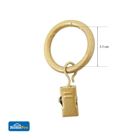 ห่วงคล้องรางเหล็ก HOME LIVING STYLE WD 33 มม. สีทอง_4