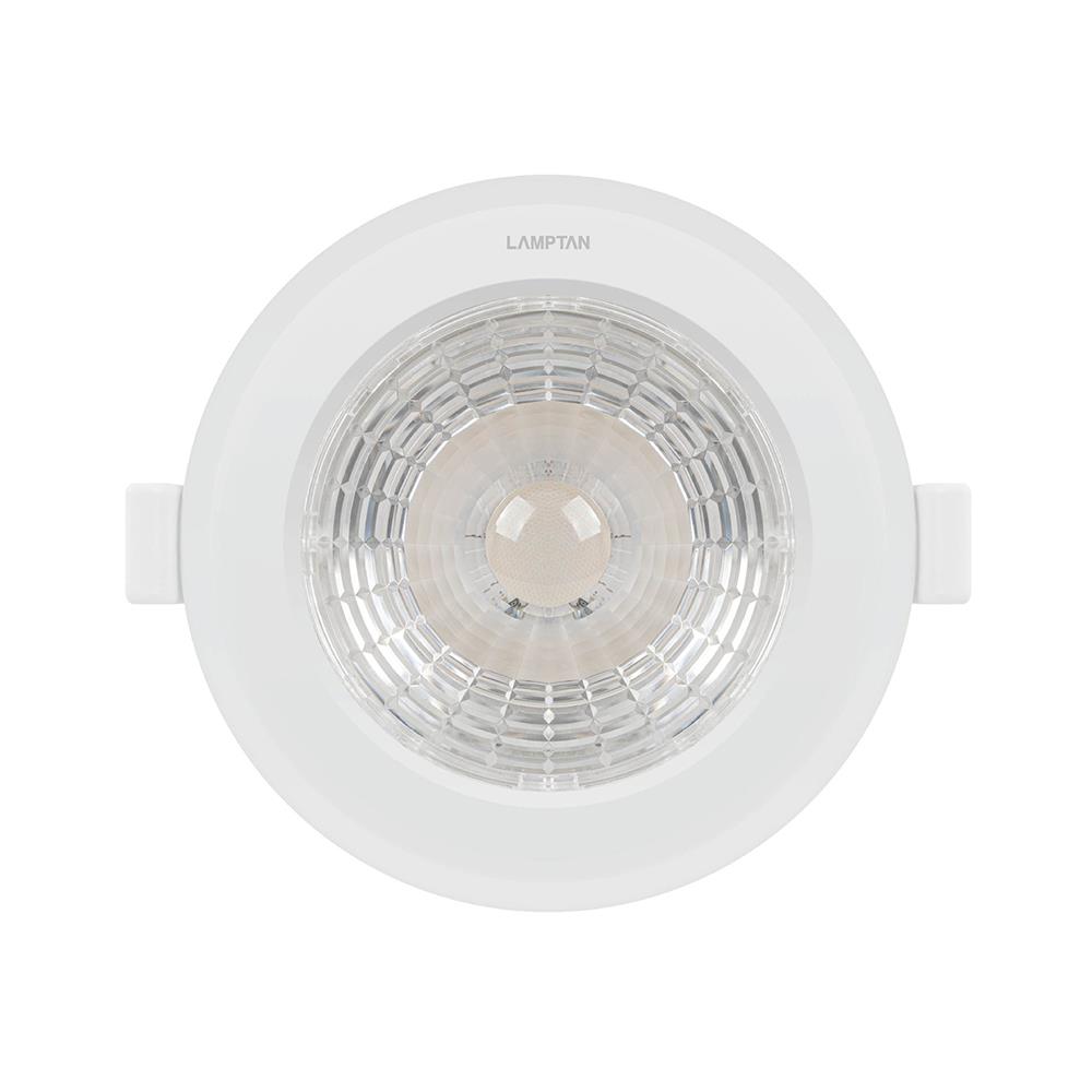 ดาวน์ไลท์ LED LAMPTAN COLOUR SWITCH CHOOZE 13 วัตต์ DAYLIGHT/COOLWHITE/WARMWHITE 4 นิ้ว สีขาว กลม