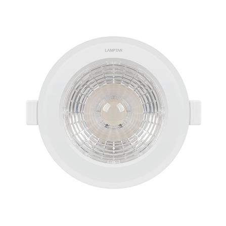 ดาวน์ไลท์ LED LAMPTAN COLOUR SWITCH CHOOZE 13 วัตต์ DAYLIGHT/COOLWHITE/WARMWHITE 4 นิ้ว สีขาว กลม_0