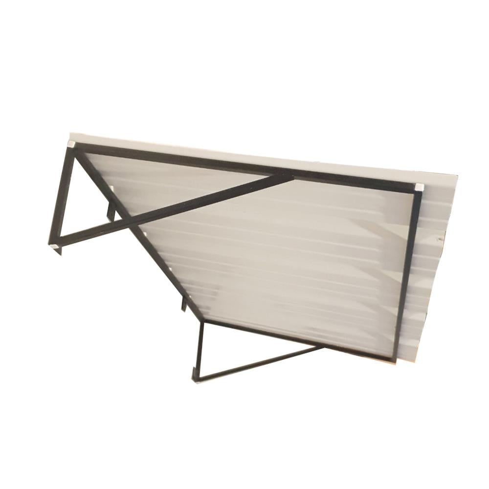 กันสาด UPVC โครงเหล็ก S.D.BRILLIANT 60x100 ซม. สีน้ำตาล