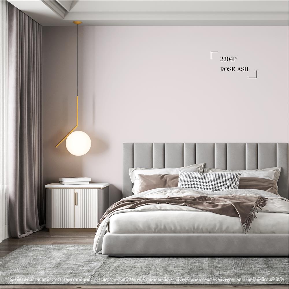 สีน้ำทาภายใน ชนิดด้าน JBP AAA สีขาว 2.5 แกลลอน