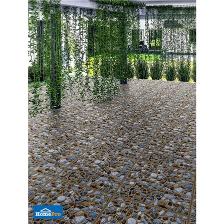 กระเบื้องพื้น 40x40 ซม. TARA กราเวล สโตน เทา 0.94M2_3
