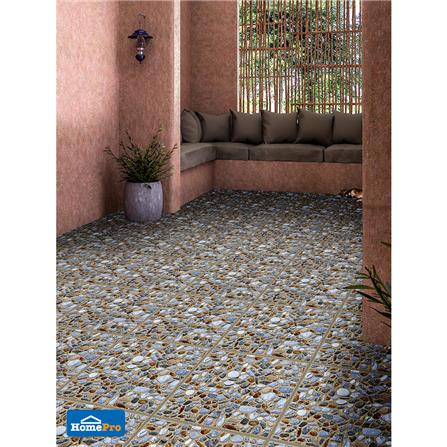 กระเบื้องพื้น 40x40 ซม. TARA กราเวล สโตน เทา 0.94M2_4