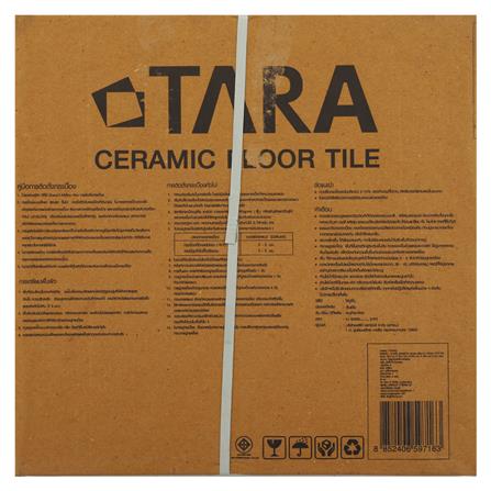 กระเบื้องพื้น 40x40 ซม. TARA กราเวล สโตน เทา 0.94M2_6