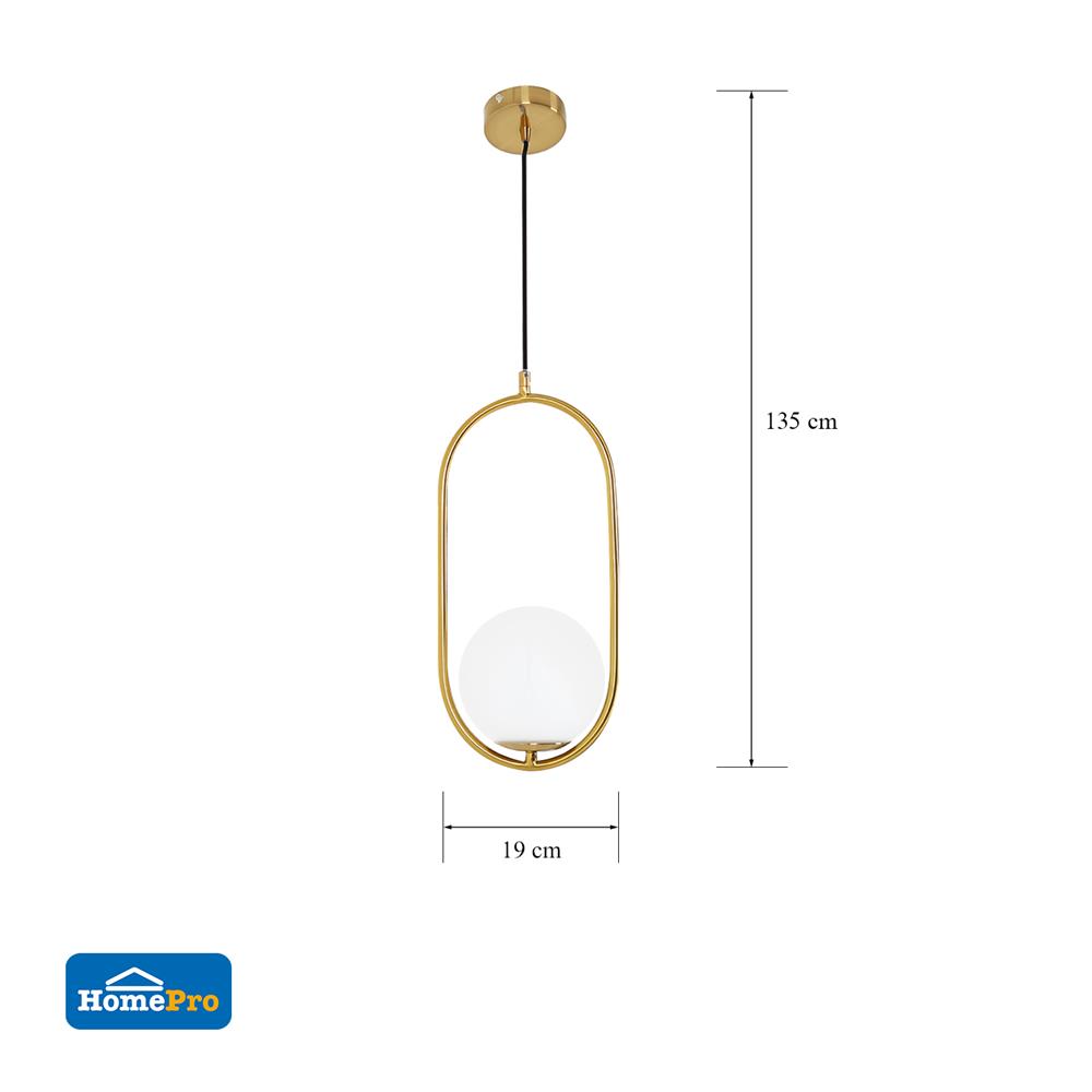 ไฟช่อ CARINI YJ202004 1 หัว สีทอง