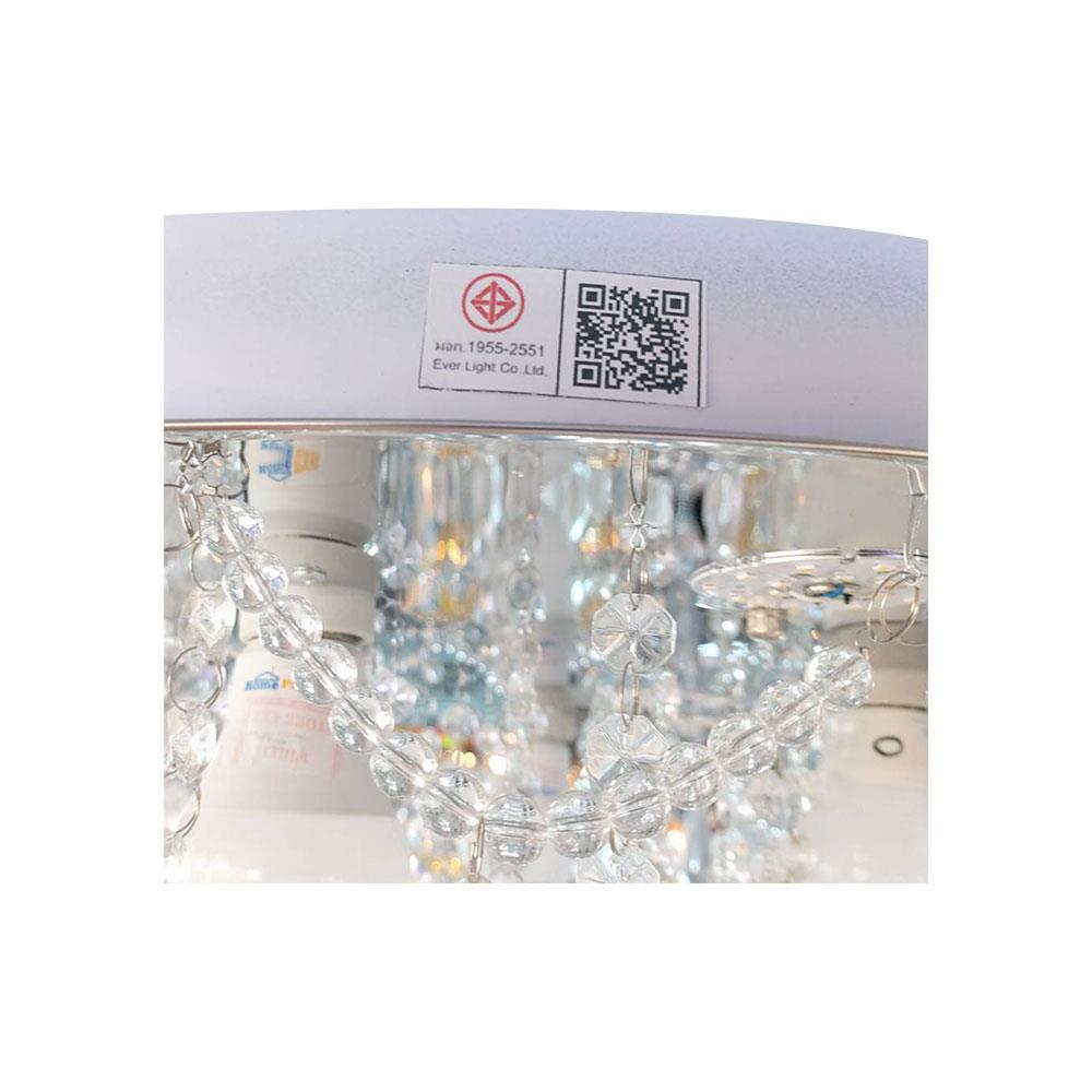 ไฟถาด LED EVL CFC-11032 60 วัตต์ DAYLIGHT/COOL WHITE/WARM WHITE สีขาว/เหลือง 8 หัว