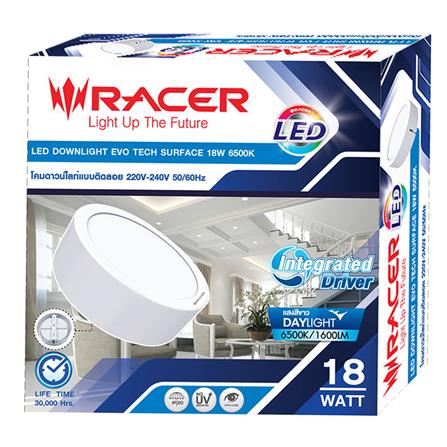 ดาวน์ไลท์ LED RACER EVO TECH 18 วัตต์ DAYLIGHT 8 นิ้ว สีขาว_3