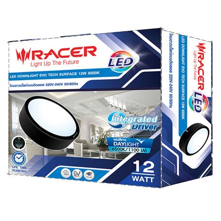 ดาวน์ไลท์ LED RACER EVO TECH 12 วัตต์ DAYLIGHT 6 นิ้ว สีดำ_3