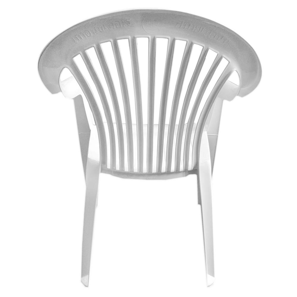 เก้าอี้พนักพิงมีที่วางแขน SPRING VENUS4 สีขาว