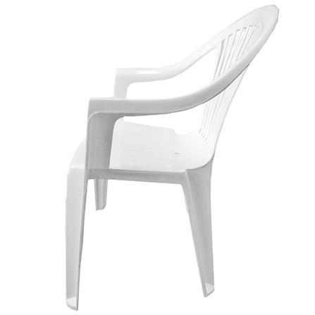 เก้าอี้พนักพิงมีที่วางแขน SPRING VENUS4 สีขาว_2