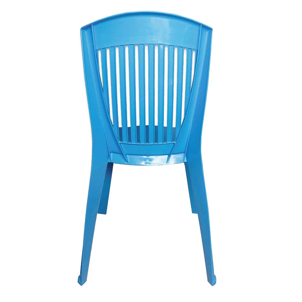 เก้าอี้พลาสติกลายตรง SUPERWARE CH-63 สีฟ้า