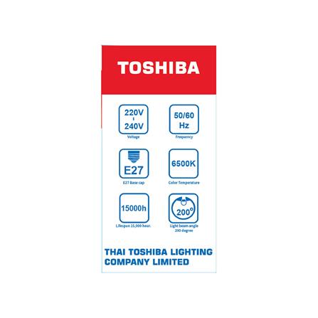 หลอด LED TOSHIBA BULB 15 วัตต์ E27 DAYLIGHT_2