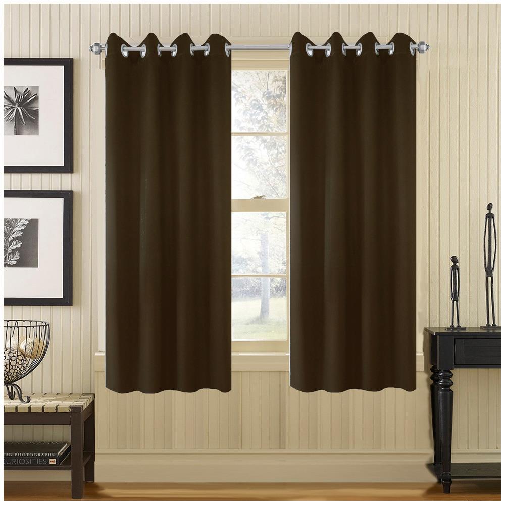 ม่านEYELET HOME LIVING STYLE LIANA UV 130X160 ซม. สีน้ำตาล