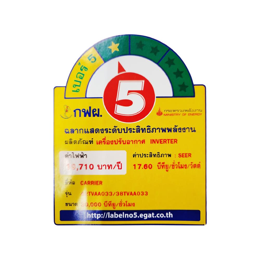 แอร์ผนัง CARRIER 42TVAA033/38TVAA033 30000 บีทียู
