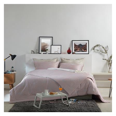 COMFORTER AMORE ROSELYN 100X90&rdquo; ROSE PINK