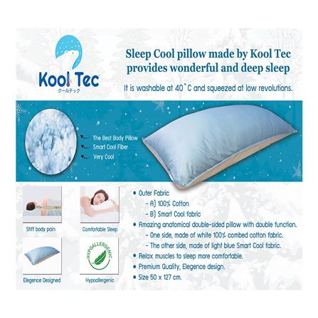 หมอน BODY KOOLTEC COOLING 18x50 ซม._2