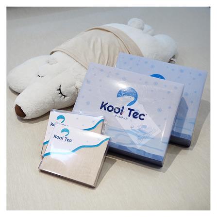 ชุดผ้าปูที่นอน 5 ฟุต 5 ชิ้น KOOLTEC COOLING JS สีเบจ_1