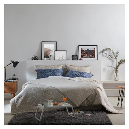 COMFORTER AMORE ROSELYN 70X90&rdquo; PALE GOLD