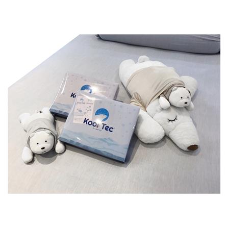 ชุดผ้าปูที่นอน 5 ฟุต 5 ชิ้น KOOLTEC COOLING JS สีเทาเข้ม_2