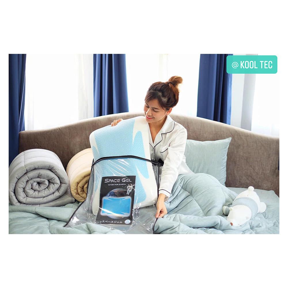 หมอนสุขภาพ MEMORY FOAM & GEL KOOLTEC SKY LAB สีขาว
