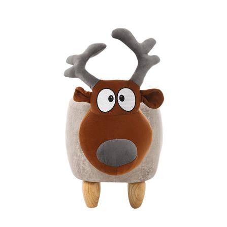 สตูลรูปสัตว์ FURDINI MOOSE สีเทา_2