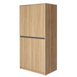 ตู้เสื้อผ้า 2 บานเปิด FURDINI GENTA สี NT OAK/เทา ตู้เสื้อผ้า 2 บานเปิด FURDINI GENTA สี NT OAK/เทา