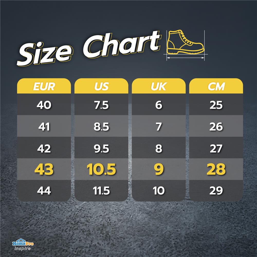 รองเท้านิรภัยผ้า พื้นยาง DEXZON LJ-20680 เบอร์ 43 สีเทา