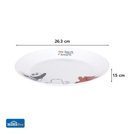 จาน OPAL GLASS ตื้น 10.5