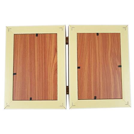 กรอบรูปไม้คู่ HOME LIVING STYLE BATMAN 4x6 นิ้ว สีน้ำตาล_1