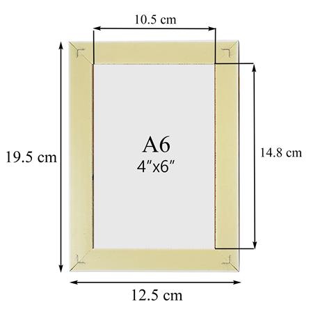 กรอบรูปไม้คู่ HOME LIVING STYLE BATMAN 4x6 นิ้ว สีน้ำตาล_4