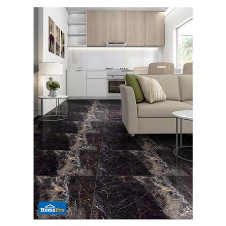 กระเบื้องพื้นพอร์ซเลน 80x160 ซม. TARA บาร์คลีย์ แบล็ค 2.56M2_4